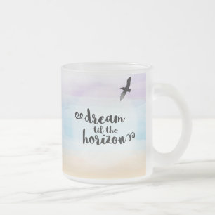 Traum bis zum Horizont Mattglastasse