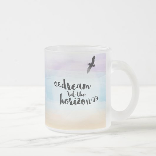 Traum bis zum Horizont Mattglastasse (Rechts)
