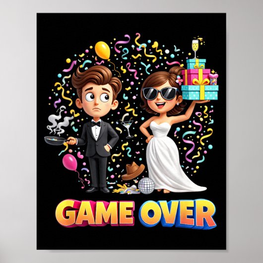 Traum Braut Hochzeit Junggeselle Poster (Vorne)