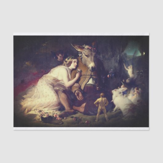 Traum-Dekoupage-Tissue-Papier der Mittsommernacht Seidenpapier (Vorderseite)