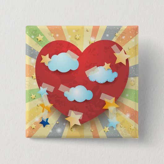 Traum der Liebe Button (Vorderseite)