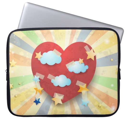Traum der Liebe Laptopschutzhülle (Vorderseite)