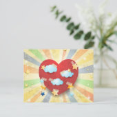 Traum der Liebe Postkarte (Stehend Vorderseite)