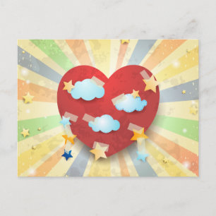 Traum der Liebe Postkarte