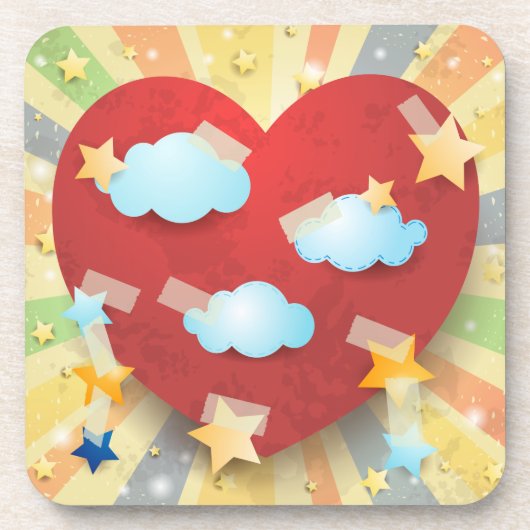Traum der Liebe Untersetzer (Vorderseite)