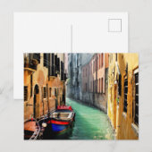 TRAUM DER VENEDIG Postkarte (Vorne/Hinten)