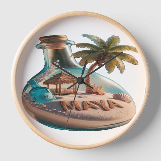 Traum der Wall-Uhr, lebende Uhr (Vorderseite)