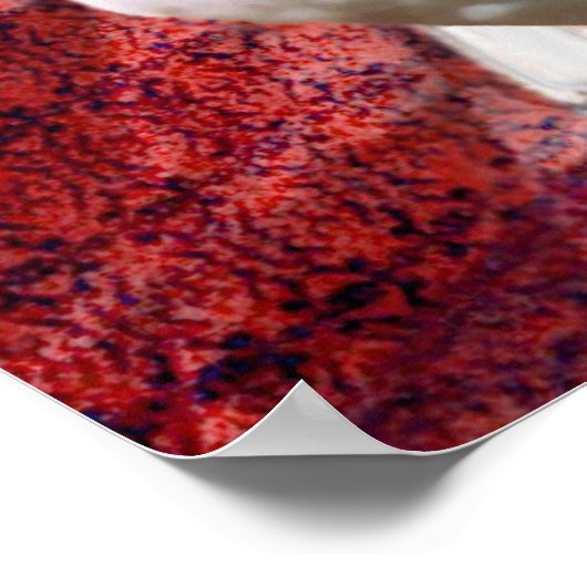 Traum der weißen Taube Poster (Ecke)