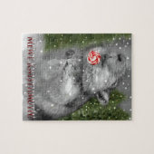 Traum des Gerbils Weihnachts Puzzle (Horizontal)
