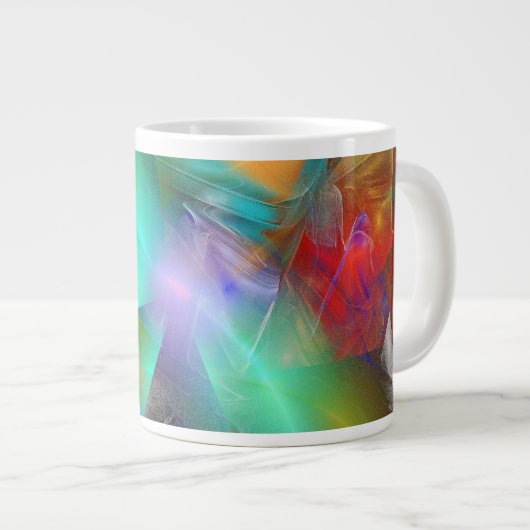 "Traum des Partechnikons" Jumbo-Tasse (Vorderseite Rechts)