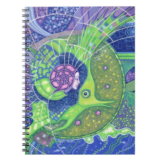 Traum des Vollmonds Notizblock (Vorderseite)