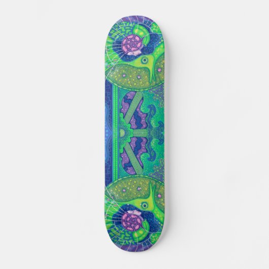 Traum des Vollmonds Skateboard (Vorderseite)