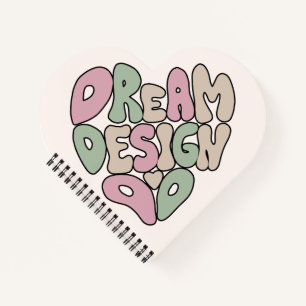 Traum Design Do Handlettering Typografie Notizblock
