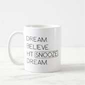 Traum Drück Schlummern Kaffeetasse (Links)