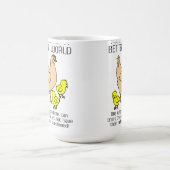 Traum einer bessere Weltlustigen Huhn-Tasse Kaffeetasse (Mittel)