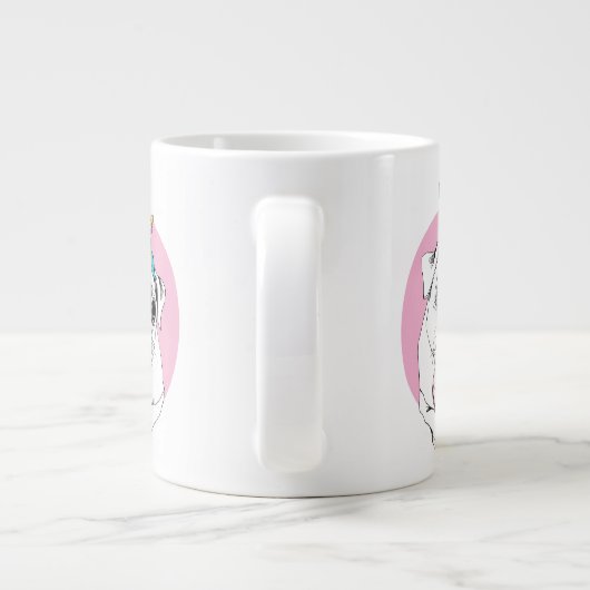 Traum erleben Jumbo-Tasse (Rückseite)