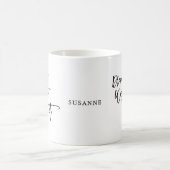 Traum, es wünscht es zu tun inspirierenden Zitat/N Kaffeetasse (Mittel)