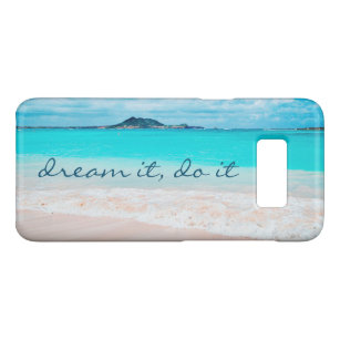Traum, es zitiert Hawaii Tropical Beach Foto Case-Mate Samsung Galaxy S8 Hülle