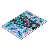 Traum extravaganter Juwelstil Notizblock (Linke Seite)