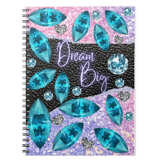 Traum extravaganter Juwelstil Notizblock (Vorderseite)