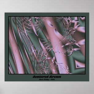 Traum-Fraktal Poster