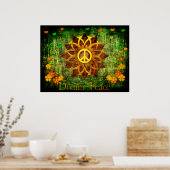 Traum Frieden Poster (Küche)