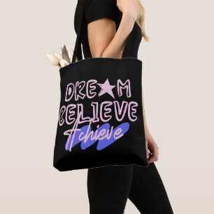 Traum Glaube Erfolg Motivationszitat Tasche