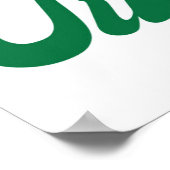 Traum glaube erfolgreich Motivierend Typografie Poster (Ecke)