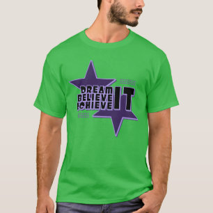 Traum Glauben Erreichen Inspirierender Spruch Y2K T-Shirt