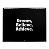 Traum glauben erreichen kalender (Titelbild)