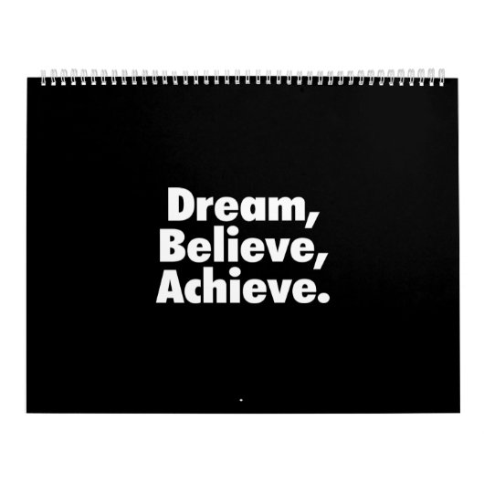Traum glauben erreichen kalender (Titelbild)
