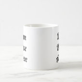 Traum glauben, Lebensquote zu erreichen Funny Jumb Kaffeetasse (Mittel)