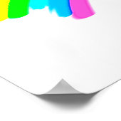 TRAUM, GLAUBEN, TANZEN PERSONALISIERT POSTER (Ecke)