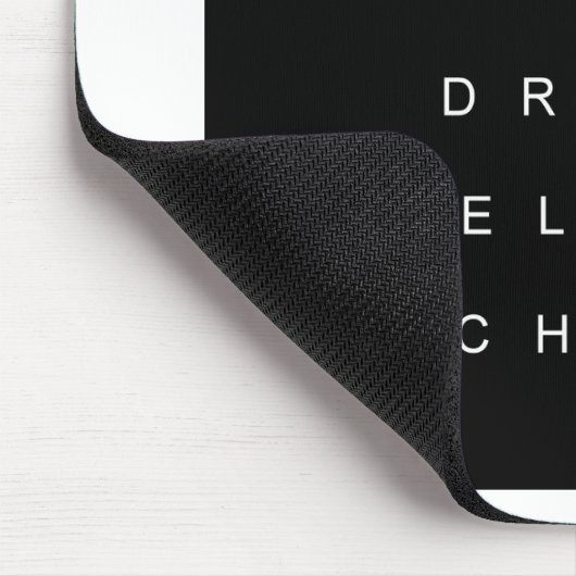 Traum glauben, Tigeraugen Mousepad (Ecke)