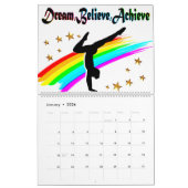 TRAUM, GLAUBEN UND ERREICHEN GYMNASTICS-KALENDER KALENDER (Jan 2026)