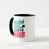 Traum groß erreichen tasse (Vorderseite Links)