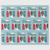 Traum groß geschenkpapier (Flach)