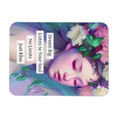 Traum groß, inspirierendes Zitat für Tochter Magnet (Horizontal)