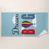 Traum groß strandtuch (Vorderseite)