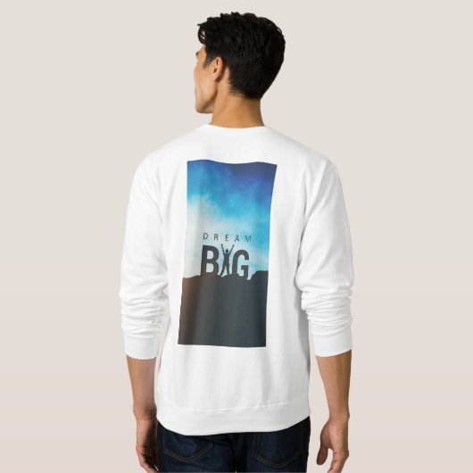 Traum groß sweatshirt (Schwarz voll)