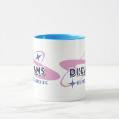 Traum groß und erreichen groß tasse (Zentrum)