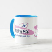 Traum groß und erreichen groß tasse (Vorderseite Links)