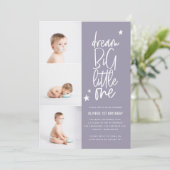 Traum große kleine 1. Geburtstagskarte (Stehend Vorderseite)