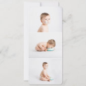 Traum große kleine 1. Geburtstagskarte (Rückseite)