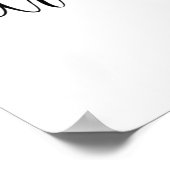 Traum große minimalistische moderne Inspiration He Poster (Ecke)