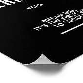 Traum Großes Motivierend Angebot Poster (Ecke)