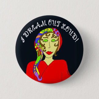 Traum-heraus lauter Knopf Button
