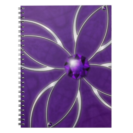 Traum im Amethyst-Notebook Notizblock (Vorderseite)