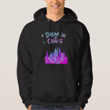 Traum im Chaos – Surrealer Stadtlandschaft-Hoodie