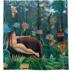 Traum im Exotischen Dschungelwald Duschvorhang